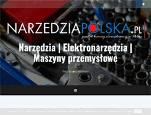 Tablet Screenshot of narzedziapolska.pl